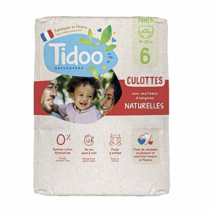 Tidoo Culotte Écologique T6 16-30kg 26 culottes