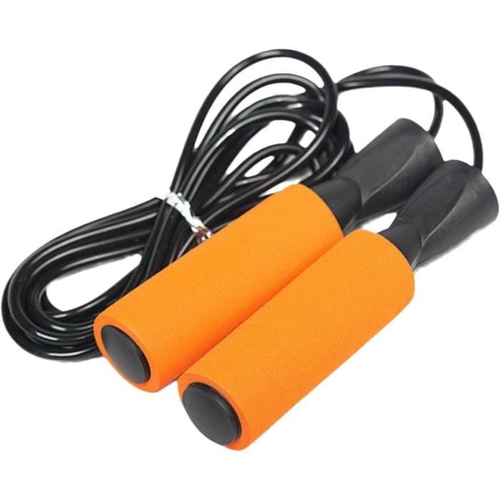 Corde Saut Fitness Cardio Corde à Sauter Réglable Sport - Longueur 3m Ajustable - Poignées Mousse Mémoire - Cardio Et Fitness Corde Ajustable Hommes Femmes Enfants