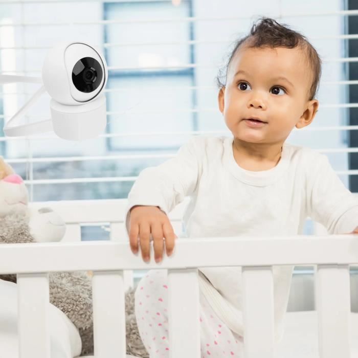 Blanc - CPull-Support de caméra universel pour lit de bébé, Support de  moniteur, Gel de pton, Dispositif de s