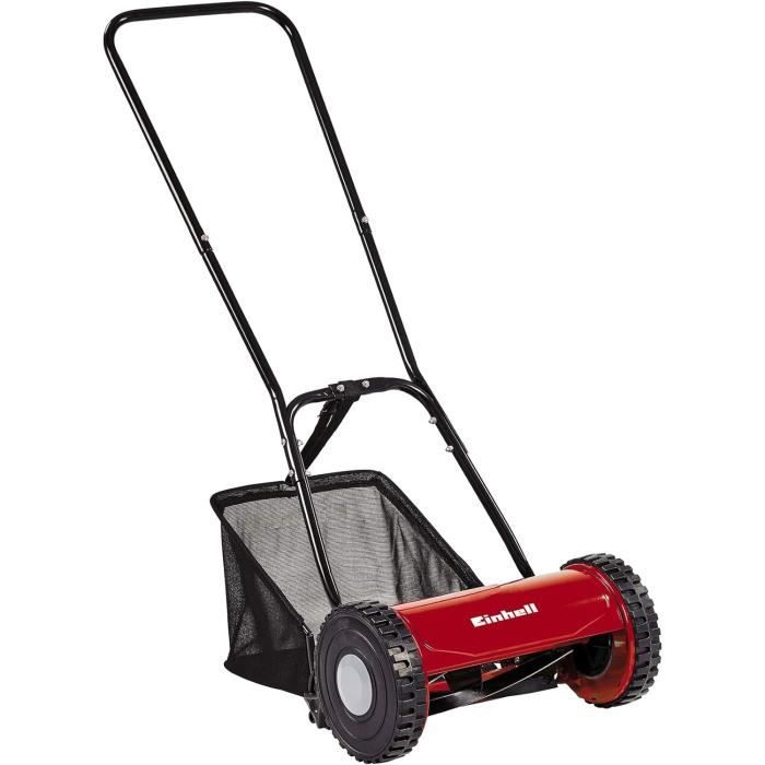 Einhell Tondeuse à Gazon Manuelle GC-HM 400 - Cylindre 5 Lames 40cm Bac 27L Jusqu'à 250m²