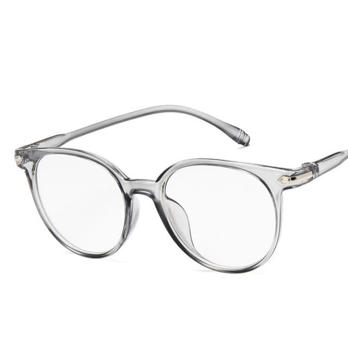 Monture de Lunette de Vue Femme Homme Gris Gris Achat Vente lunettes de vue Monture de Lunette de Vue F Mixte Adulte Cdiscoun