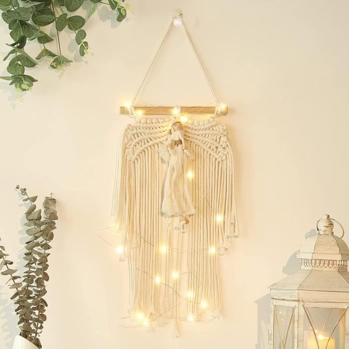 Stibzeup 9pcs Déco Murale Boho Tressée – Lot Osier & Herbe Marine Rond – Style Rustique Naturel Beige
