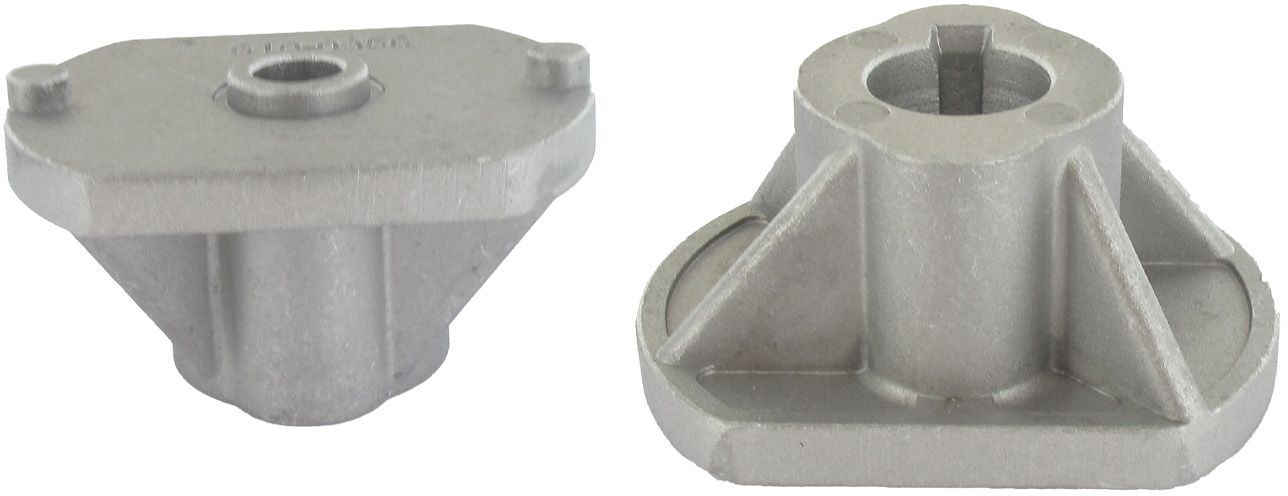 Moyeu de lame adaptable pour Castelgarden - Alésage 20mm - H 36mm - Profondeur du puit 27mm