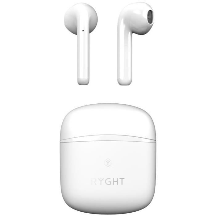 RYGHT R480699 WAYS - Ecouteur True Wireless Earbuds - Blanc - Cdiscount TV  Son Photo