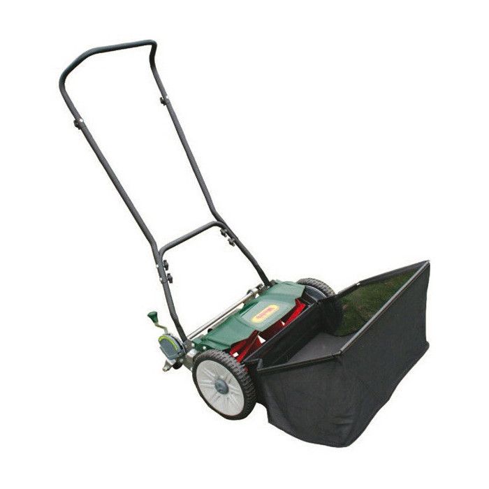 Tondeuse à gazon manuel hélicoïdale cylindrique 46 cm rouleau arrière