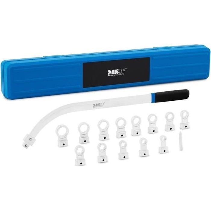 SAM OUTILLAGE - Anneau 8 Clés Males Longues Coudees