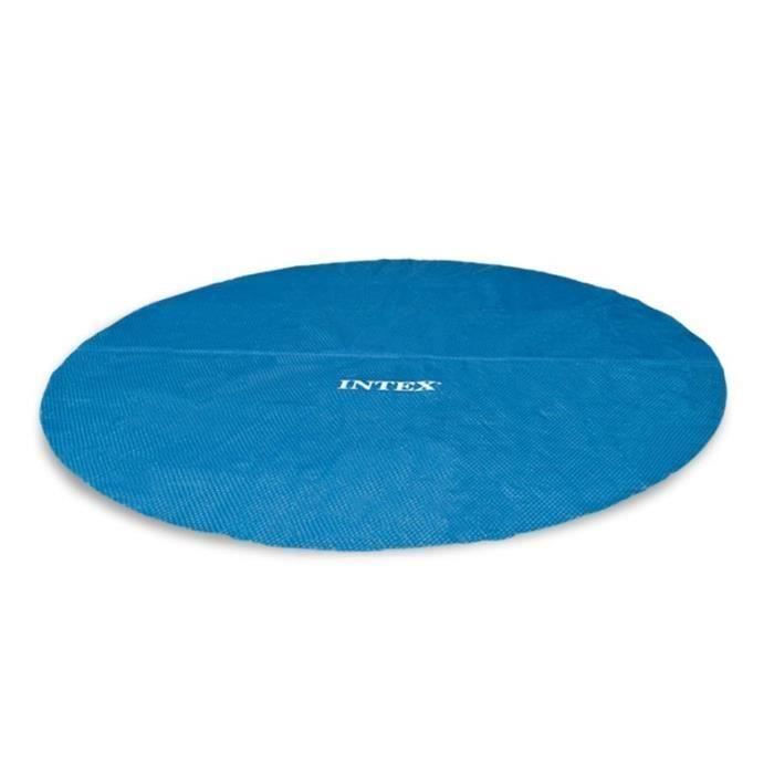 Bâche à Bulles Intex Pour Piscine Ovale 6,10m X 3,05m - Maintien Chaleur 160 Microns