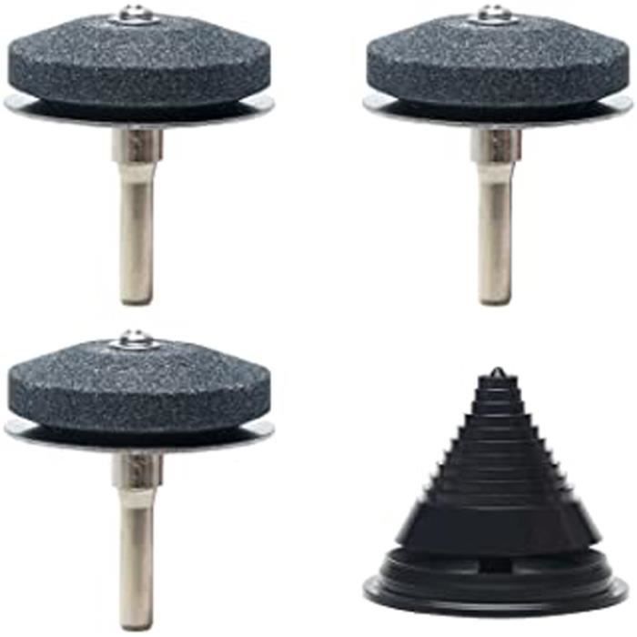 Aiguiseur Lame Tondeuse à Gazon - Lot De 4 Pour Perceuse