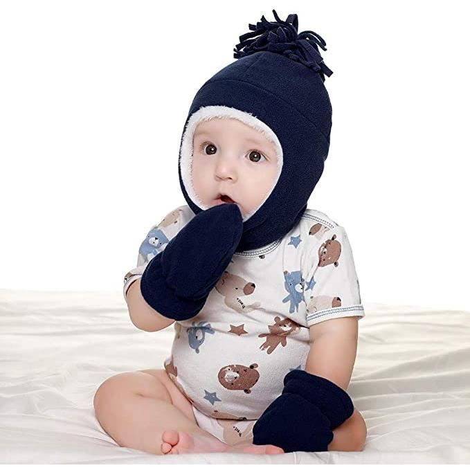 Bonnet et moufle bebe best sale