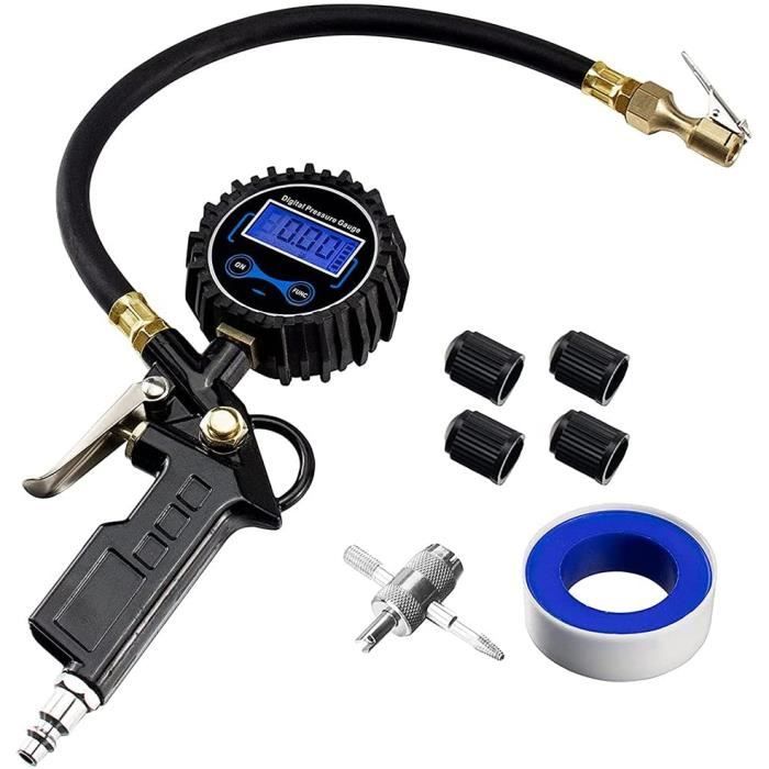 Manomètre numérique de gonflage de pneu gonflable de camion de voiture