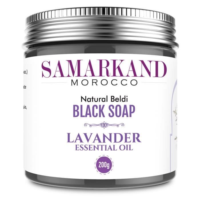 Savon Noir Marocain A L Huile De Lavande 100 Pure Pour Hammam Naturel Beldi Gommage Au Savon Noir Traditionnel L Original Du Achat Vente Savon Syndets Savon Noir Marocain