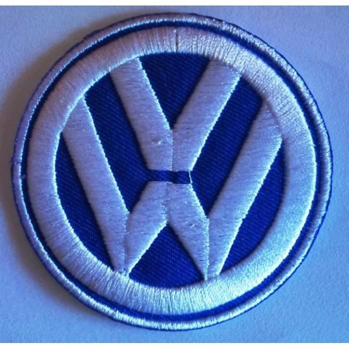 patch vw broder et thermocollant 9cm 