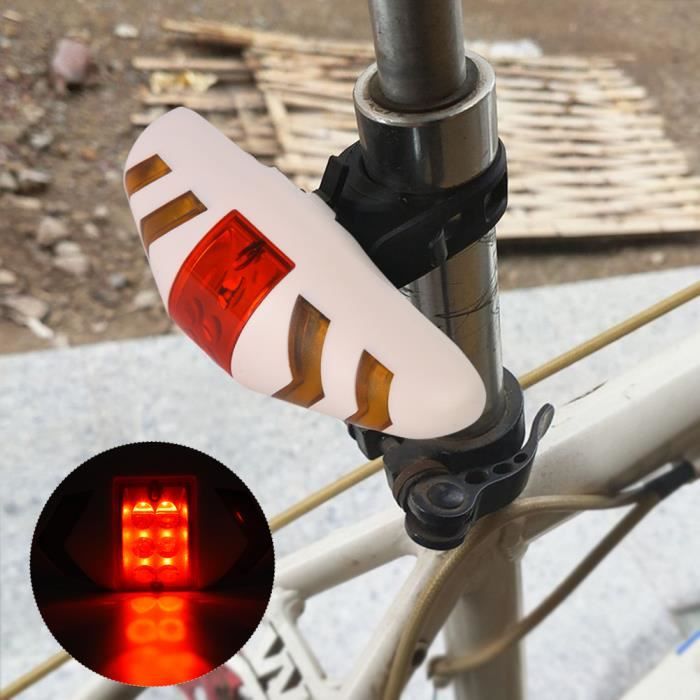 CLIUNT Clignotant Velo et Feu Arrière avec Effets Sonores, Lumiere Velo