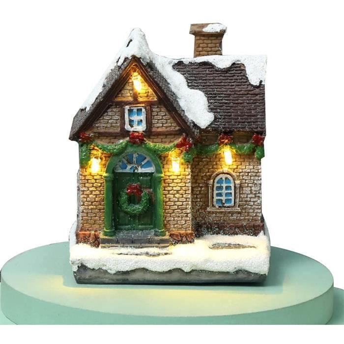 Igloo de Noël lumineux à LED pour décoration de sapin de Noël