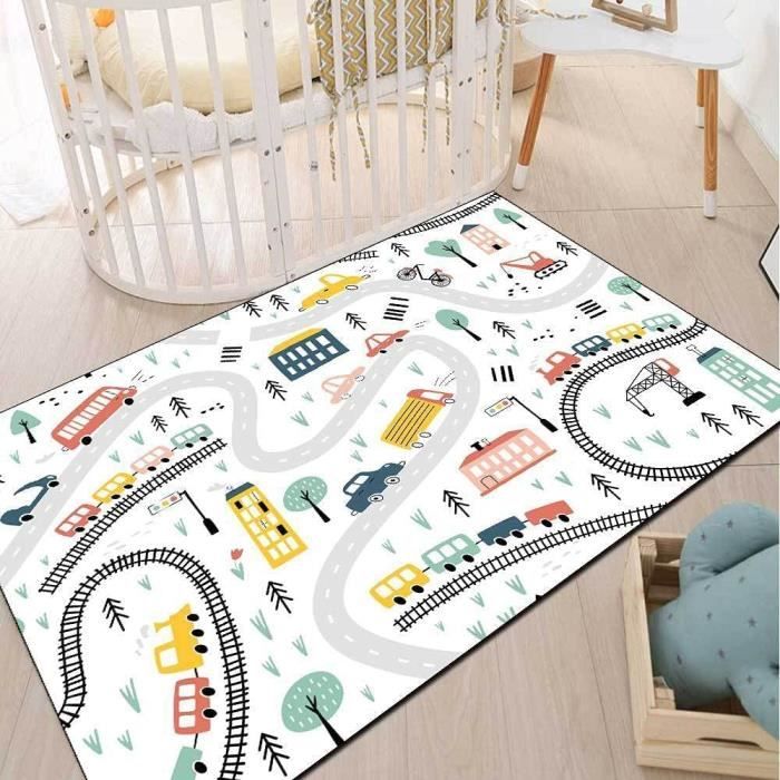 Tapis De Marelle Coloré Pour Enfants - Moquette Ludique Et éducative - Anti-dérapant - 80x50 Cm