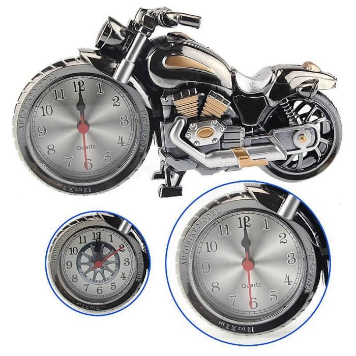 Réveil Horloge,Réveil de moto,modèle de moto,créatif rétro locomotive  vélo,accessoires,cadeau pour enfants- Motorcycle A