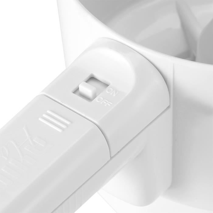 Fackelmann Tamis Plastique Blanc 9 Cm – Avec Crochets, Passe Au Lave-vaisselle