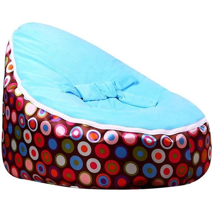 Mini Canapé pour Enfants Sac De Bébé Harnais Réglable Chaise Enfant en Bas Âge Transat Pouf avec Harnais De Sécurité - sans Rempliss