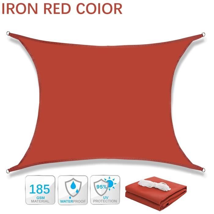 Vela Ombreggiante Ankuka 4x5m Arancione - Impermeabile Con Protezione UV 98% Per Esterno - Foto 3