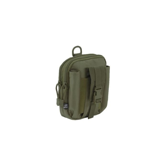 Pochette MOLLE - Brandit - Functionnal - Vert olive - 2 grands compartiments - Matériau robuste Pochette MOLLE - Brandit - Functionnal - Vert olive - 2 grands compartiments - Matériau robuste