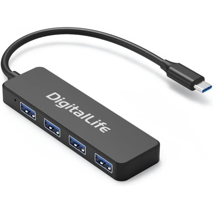 Usb 3.0 Type-C To 4 X 5Gbps Usb-A Hub For Midi-Usb Interfaces[u578 ...