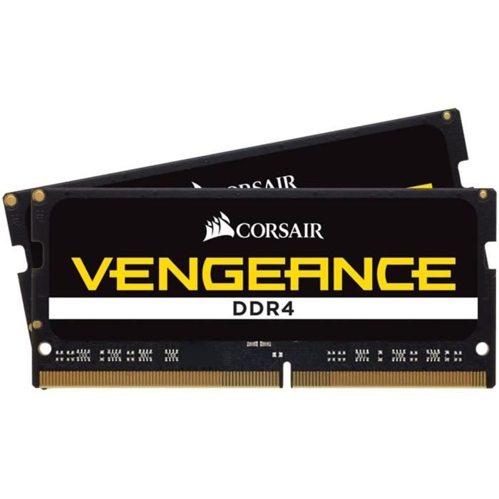 Corsair Vengeance SODIMM 32Go (2x16Go) DDR4 3200MHz C22 Memoire pour  Ordinateur Portable/Notebook - Noir - Cdiscount Informatique