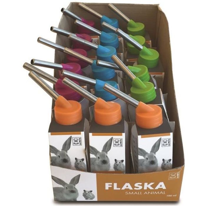 Meilleurs prix pour MPETS Biberon Flaska - 100ml - Multicolore - Pour rongeur