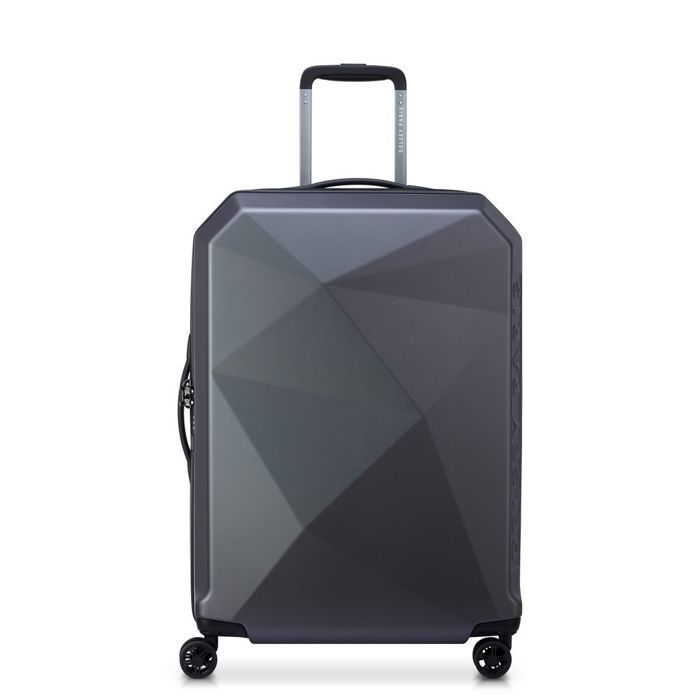 Valise DELSEY PARIS X Benetton Color Block - Soute Rigide 76cm XL 109L - Noir Avec Serrure TSA