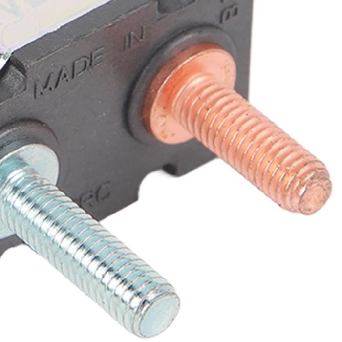 DEX Disjoncteur à Goujon Disjoncteur à Réinitialisation Automatique 12V 24V Disjoncteur à Boulon