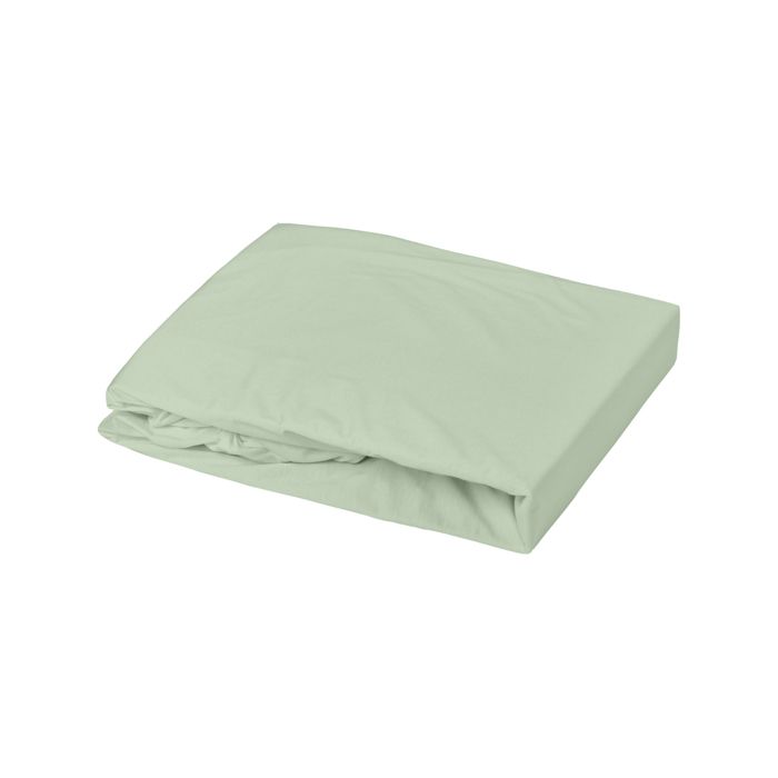 Drap housse enfant Oeko-tex 100% coton 130g/m² Céladon 40x80 cm Drap housse enfant Oeko-tex 100% coton 130g/m² Céladon 40x80 cm