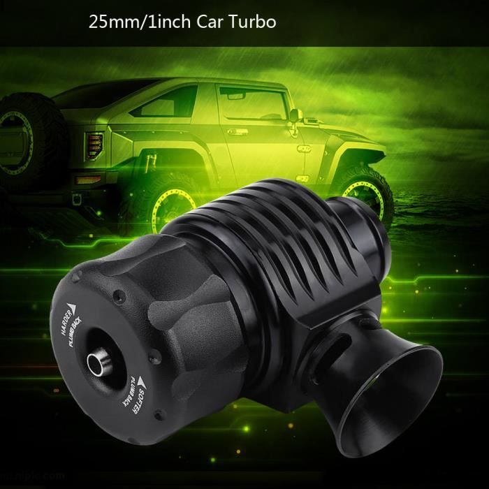 2 Sifflets D'échappement Turbo Pour Voiture - Alliage Aluminium - Effet Sonore Turbo - Installation Facile - Universel