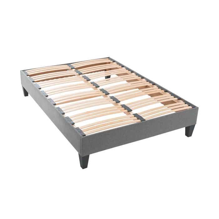 Sommier Escalier Etroit Sommier En Kit A Lattes Apparentes 140x190cm Achat Vente