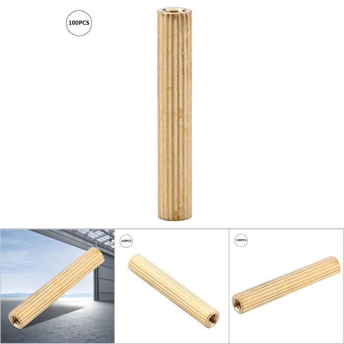 HEG Entretoise en laiton Entretoise PCB 100 pièM2 en laiton femelle ...