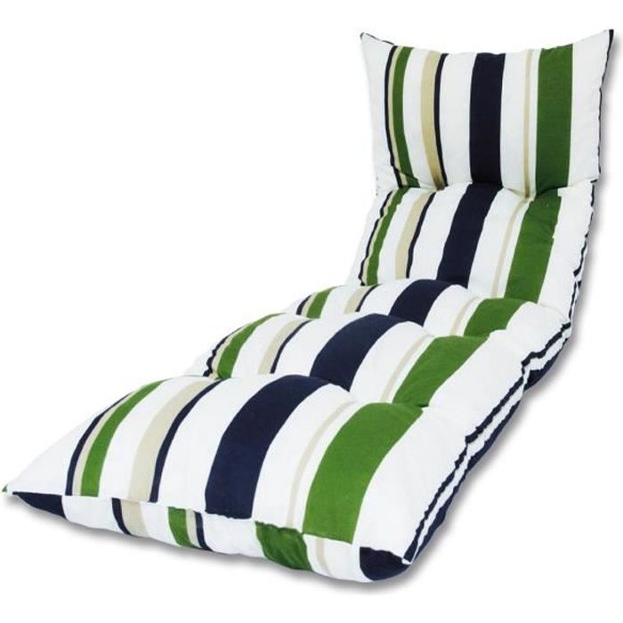 Coussin Floconné Pour Bain De Soleil Safran COLORS - Jardin