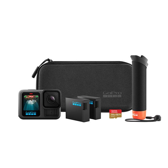 Caméra de sport - GoPro - HERO 13 Black - Étanche jusquà 10m - 5.3K - Stabilisation avancée Caméra de sport - GoPro - HERO 13 Black - Étanche jusquà 10m - 5.3K - Stabilisation avancée