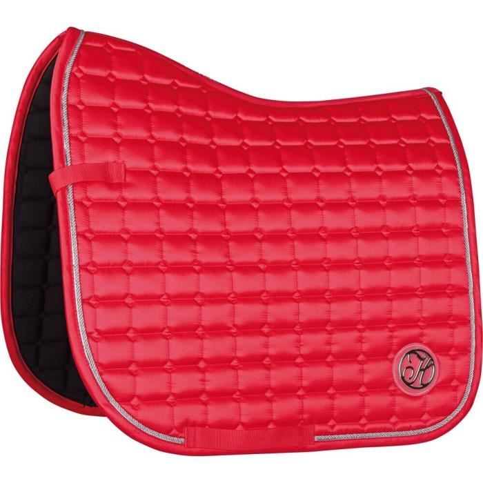 Meilleurs prix pour Tapis de selle pour cheval Harry's Horse Reverso satin III - fuchsia - Cob vz