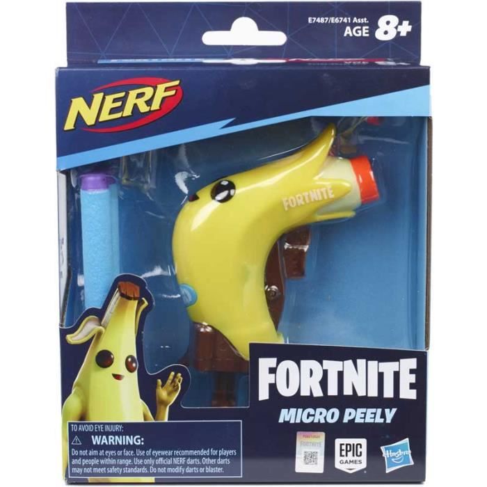 Nerf Microshots Fortnite Pistolet Micro Peely E7487 Neuf Achat Vente Pistolet Bille Mousse Cdiscount