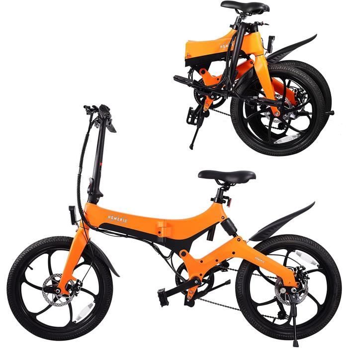 Velos electriques 20 Draisienne Electrique Adult Vitesse jusqu a 25 km h Velo Pliant Electrique Avec Batterie Lithium Amovible de Cdiscount Auto