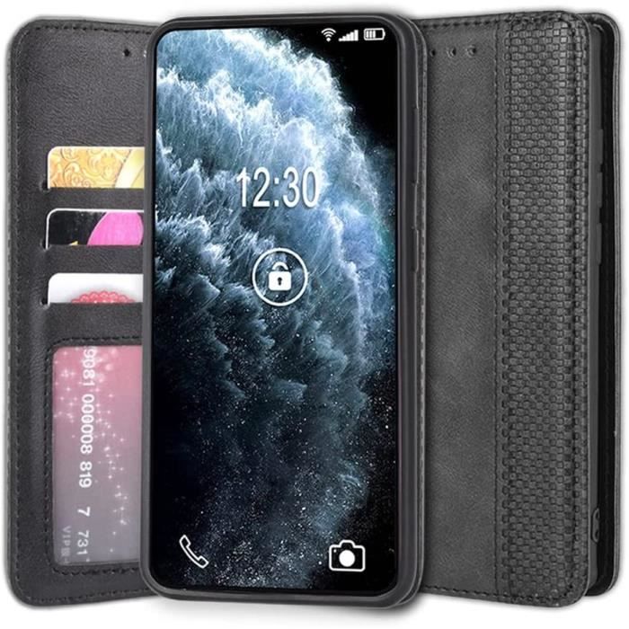 Étui Portefeuille Zanae Galaxy Xcover 4s Noir