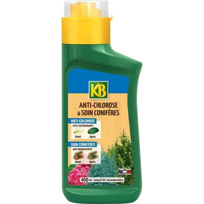 Traitement Anti-Chlorose & Soins Brunissement pour Conifères - KB - 400ml