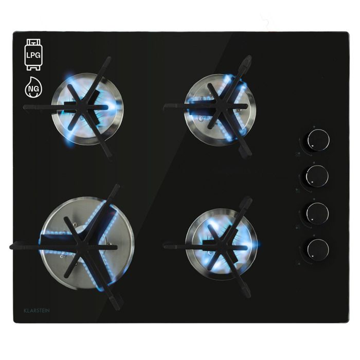 Plaque De Cuisson Gaz À 4 Brûleurs En Acier Inoxydable, Table De Plaque De Cuisson Gaz À 4 Brûleurs En Acier Inoxydable, Table De