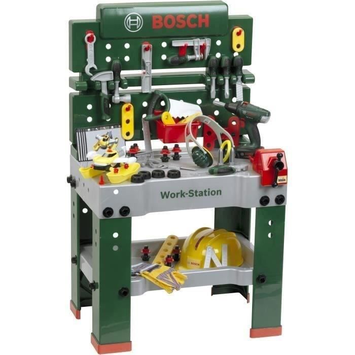 Coffret Outils électriques Jouet Pour Enfants 3-8 Ans - Visseuse Sans Fil, Casque, Gilet - Cadeau éducatif Rose