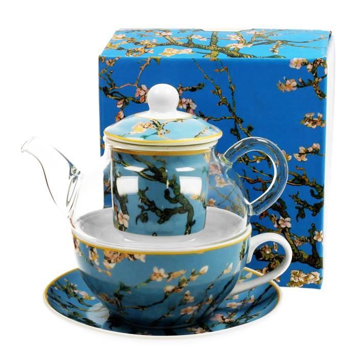Solitaire porcelaine verre 'Vincent Van Gogh' (Amandier en fleurs) - 300 ml  [R6669] - Cdiscount Puériculture \u0026 Eveil bébé
