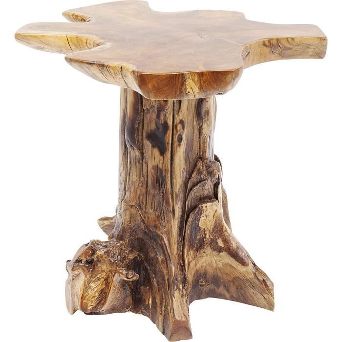 table de salon - limics24 - 83491 d appoint « tree » grand modèle - bois massif - marron - contemporain - design