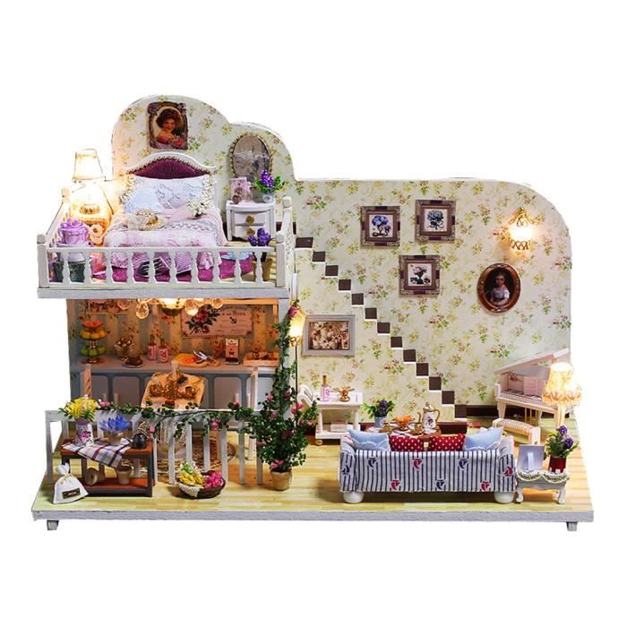 MAISON ACCESSOIRE MAISON POUPEE Une maison de poupee avec des accessoires Cdiscount Jeux Jouets
