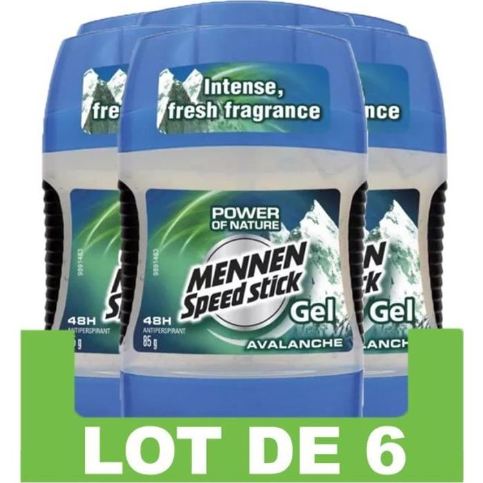 Mennen Speed Stick Avalanche Gel Deodorant Antiperspirant Intense Fresh