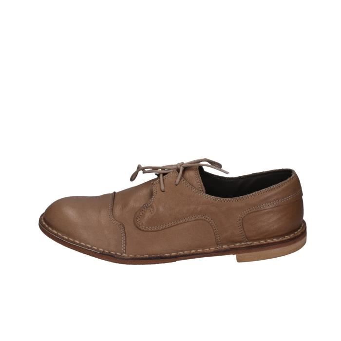 Derbies femme hotsell cuir marron