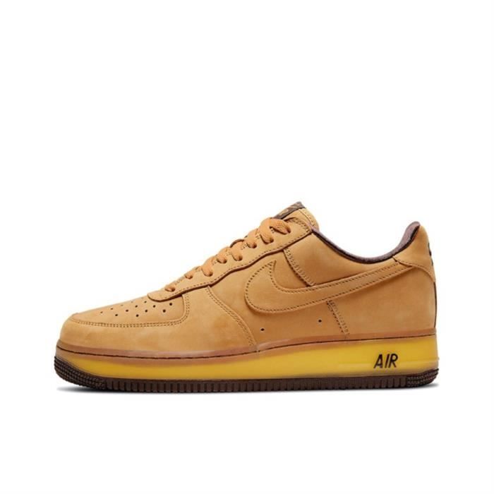 Nike Air Force 1 Low Wheat Dark Mocha Brun Cdiscount Chaussures