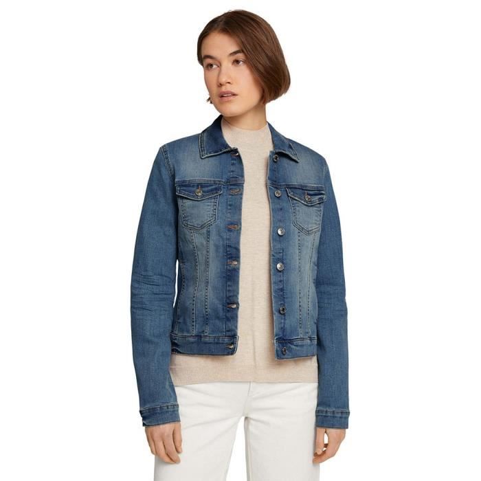 Veste en Jean Femme TOM TAILOR Denim 1023962 Light Stone Blue