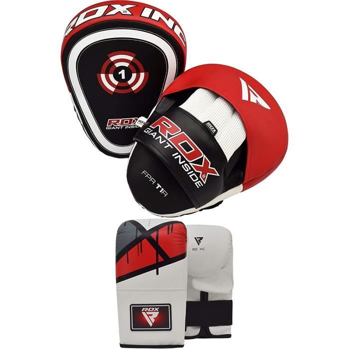 RDX Pattes dours Boxe Thai MMA Entra/înement Bouclier Courbe Cible Paos De Frappe Pads